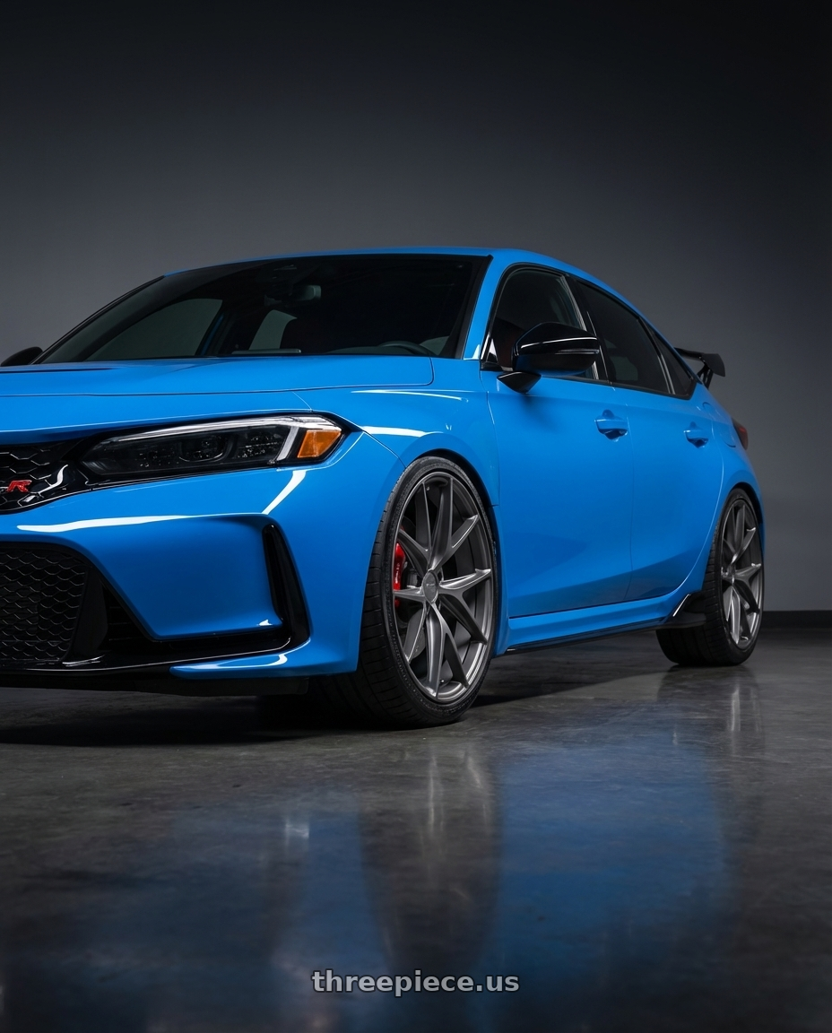 2020 Honda Civic Type R with Niche 1PC M116 MISANO 5X120 19X8.5 +35 MATTE GUN METAL wheels