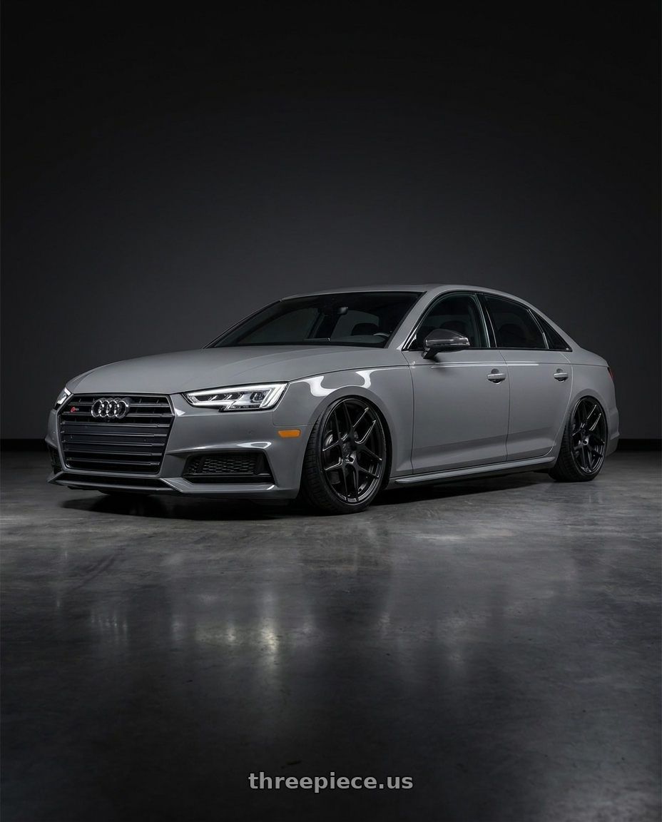 2023 Audi S4 B9 with Aodhan AFF2 5x112 20x9+30 Matte Black wheels