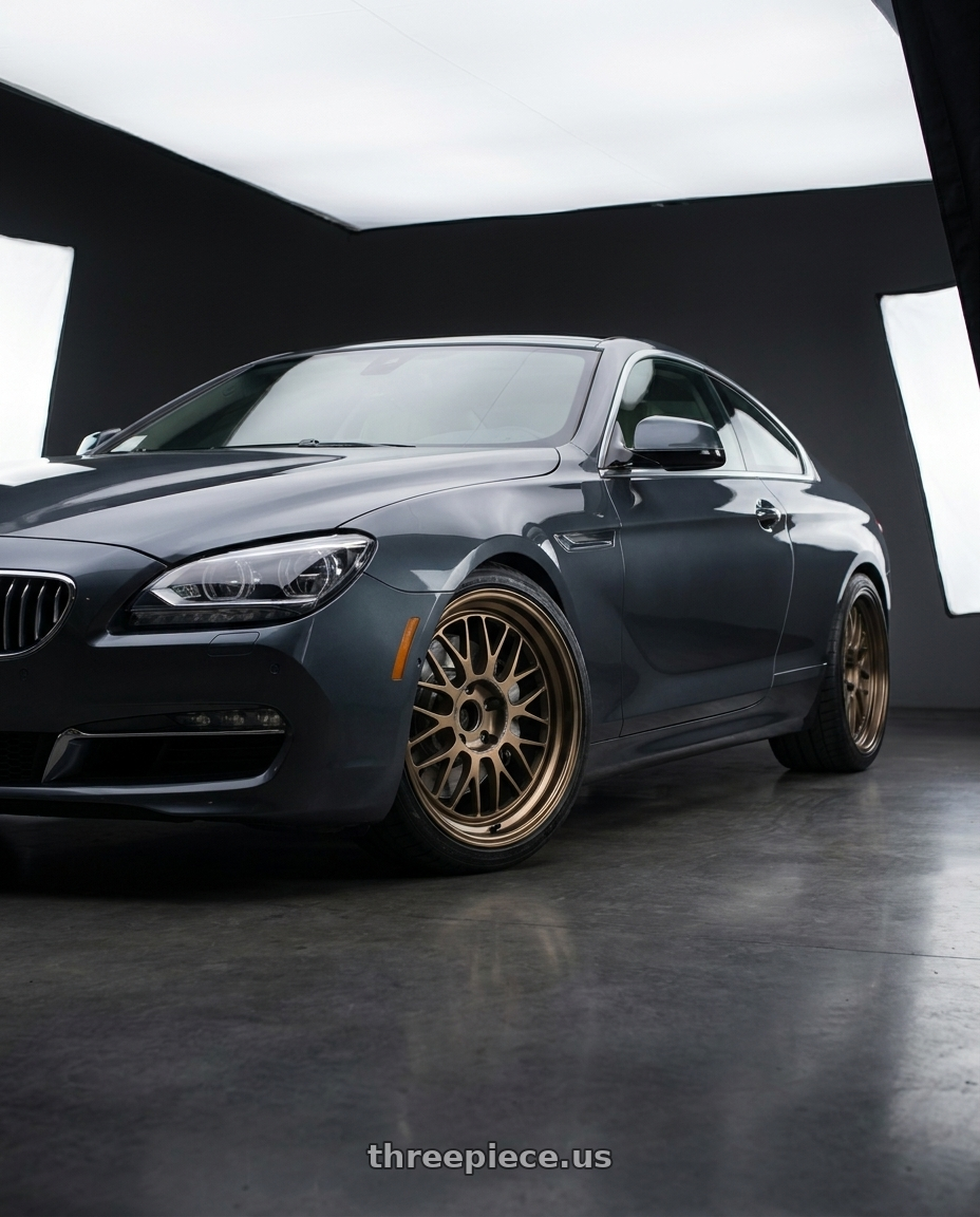 2014 Bmw F13 640I with Volk Racing 21A 5x120 18X10+15  Bronze wheels