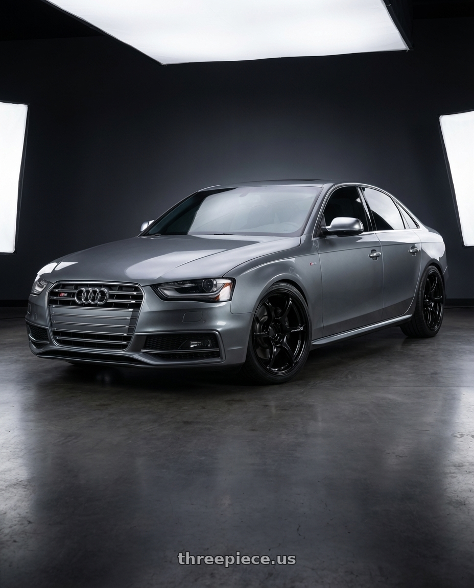 2015 Audi S4 B8.5 with Advan RGIII 5x112 19x8.5+45 Gloss Black wheels