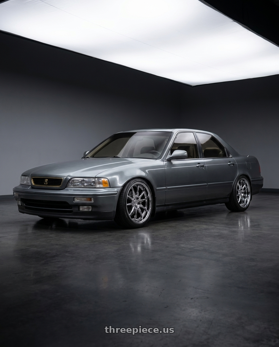 1993 Acura Legend with Aodhan DS02 5x114.3 18x9.5+15 Vacuum Chrome wheels
