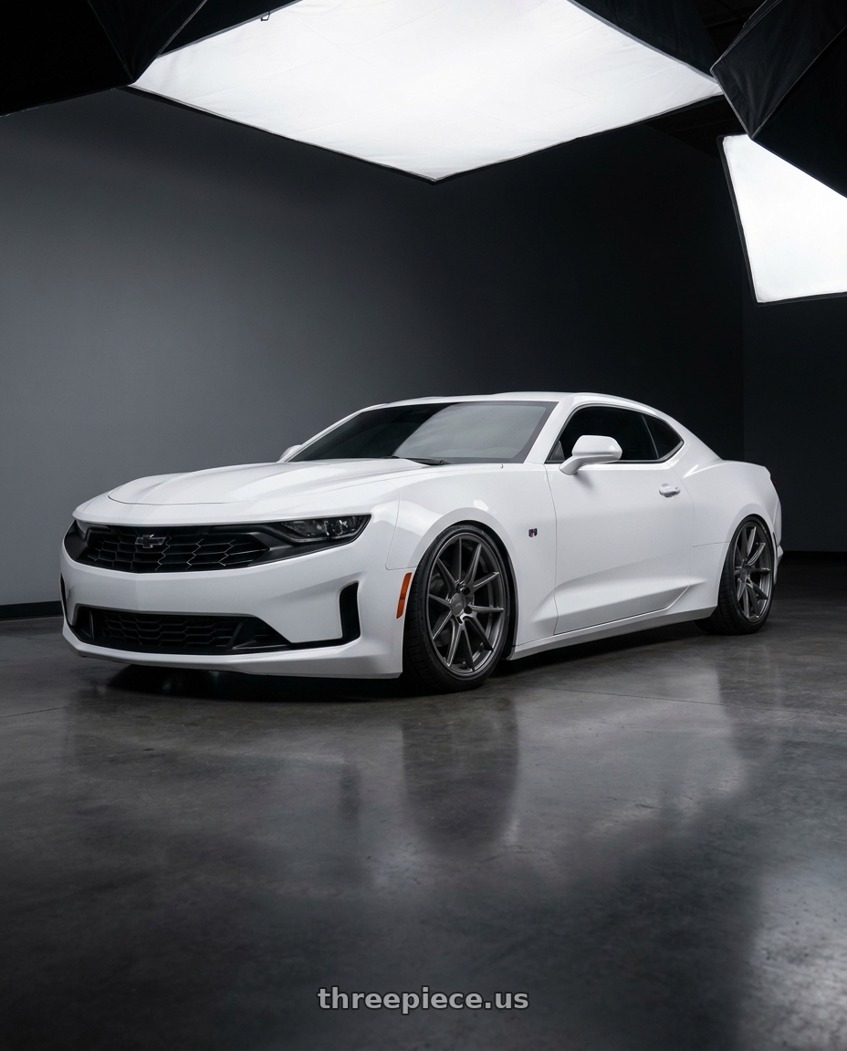 2022 Chevrolet Camaro with Niche 1PC M116 MISANO 5X120 20X9 +35 MATTE GUN METAL wheels