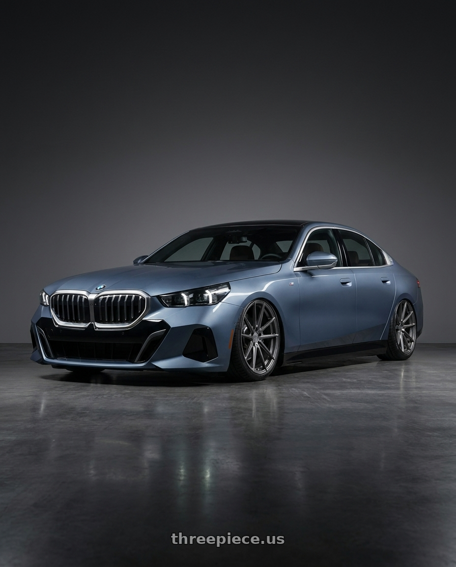 2026 BMW 5-series  with TSW BATHURST 5X100 17X8 +35 GLOSS GUNMETAL wheels