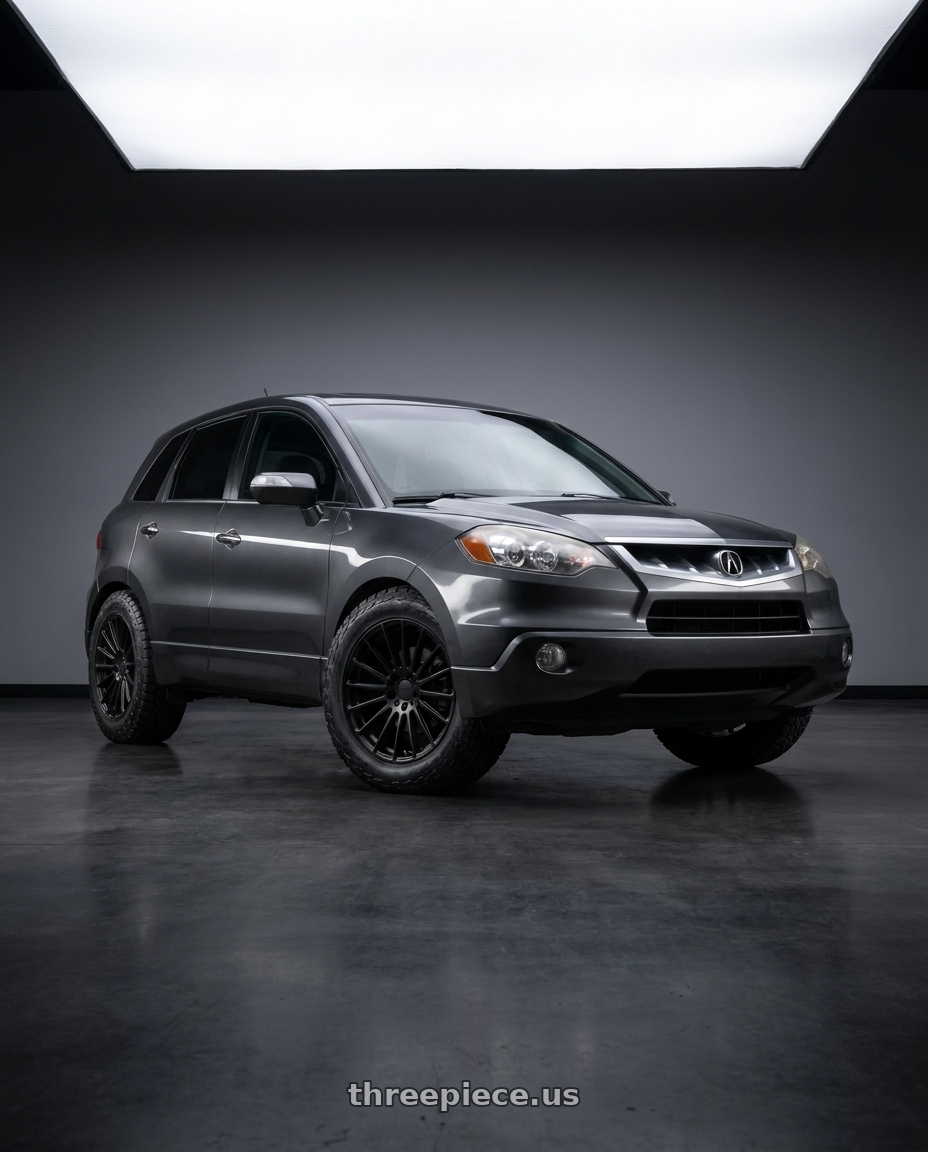 2008 Acura RDX with TSW TURBINA 5X114.3 20X9 +20 MATTE BLACK wheels