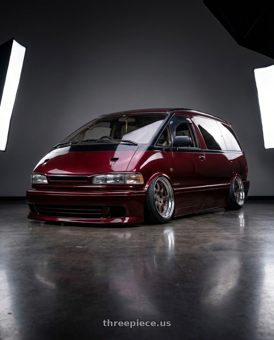 1994 Toyota Previa with Heritage Wheel TOKACHI wheels