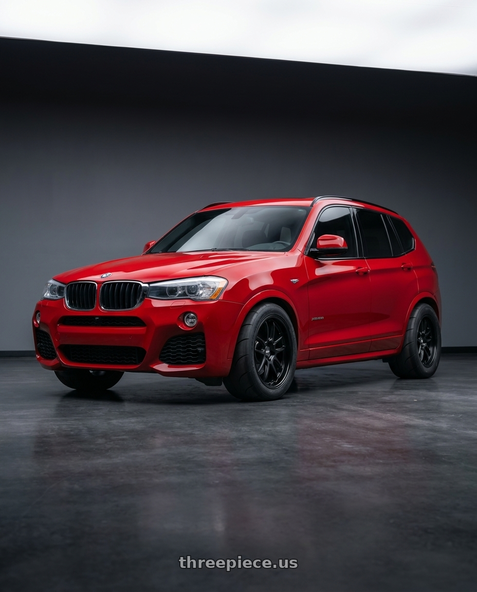 2017 x3 Msport with ESR Wheels APEX SERIES AP8 5x114.3 18x9.5 +22 Matte Black wheels