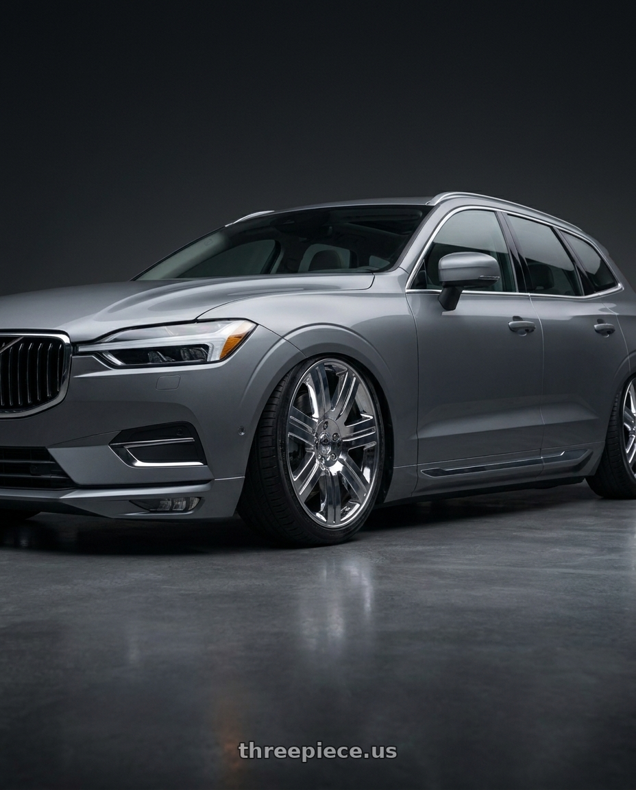 2019 Volvo xc60 with OEP 147C 6x139.7 20x8.5 +30 Chrome wheels