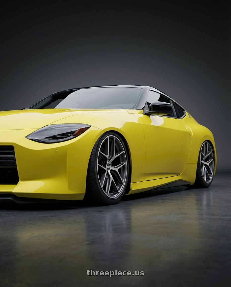 2024 Nissan Z with BBS CC-R 5x114.3 19x8.5+30 Graphite w/ Diamond Cut Face wheels