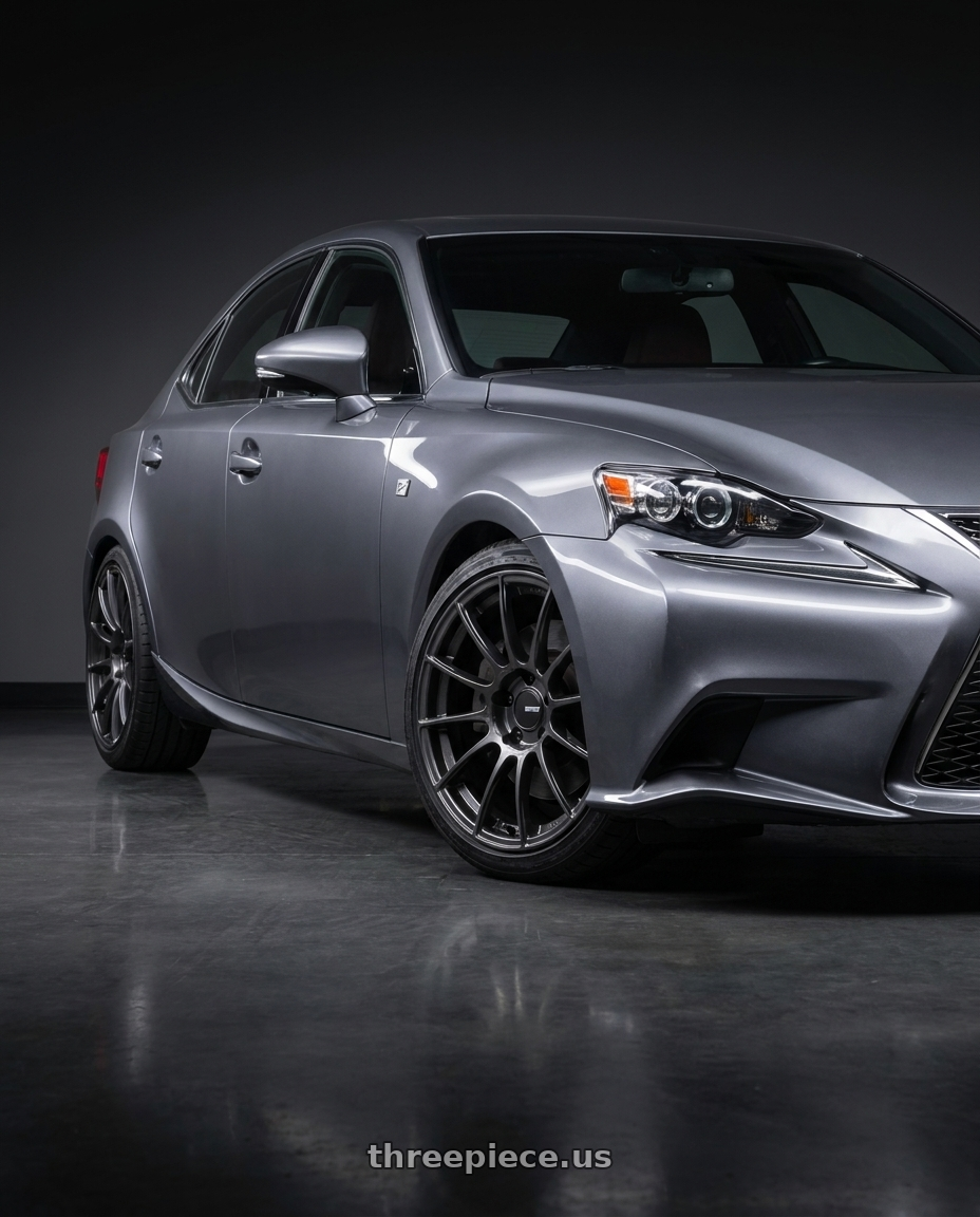 2017 Lexus is with Ssr Gtx04 5x114.3 19x8.5+38  DARK GUNMETAL wheels