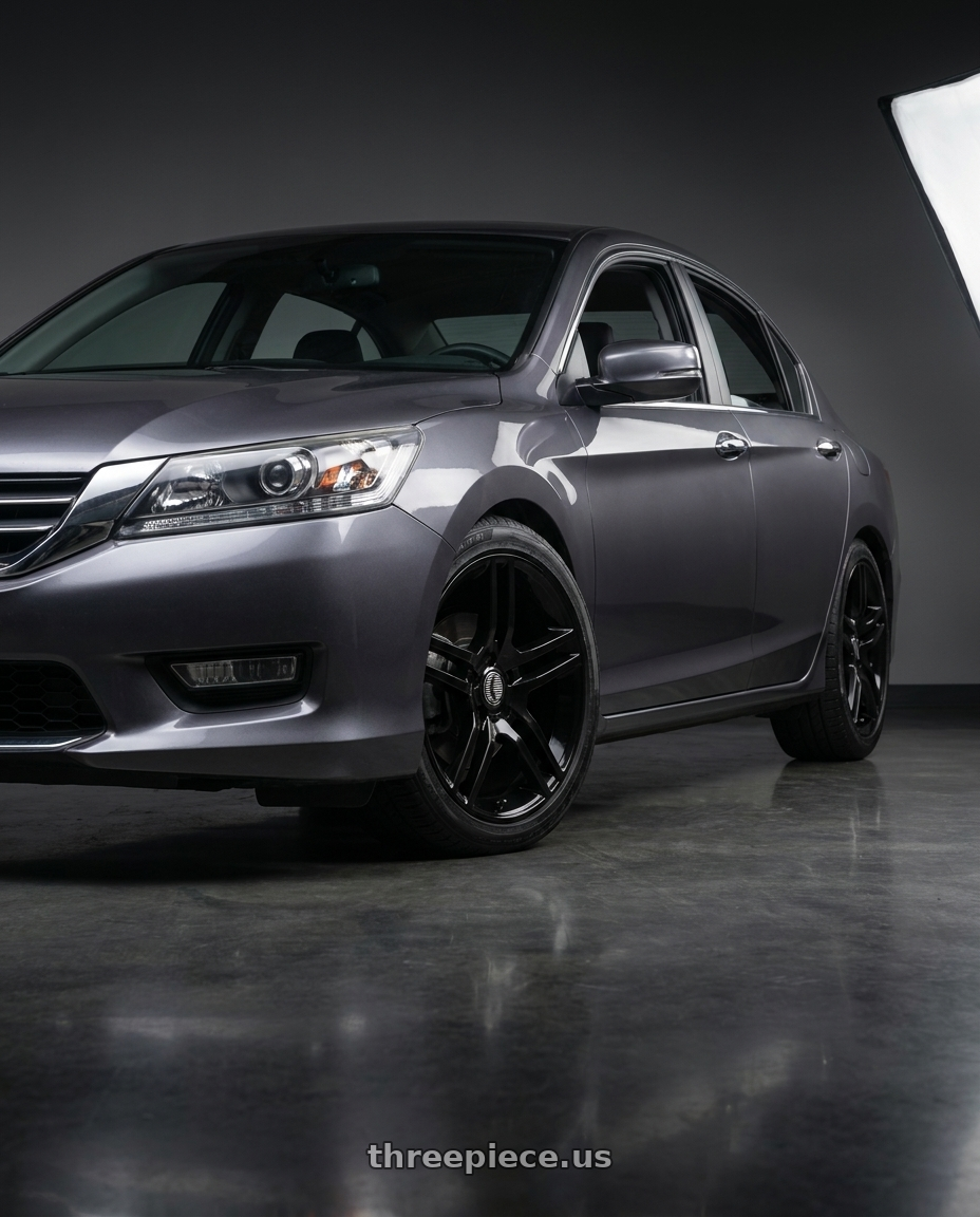 2013 Honda accord exl greg with Performance Replicas 101 18X10 +24 GLOSS BLACK wheels