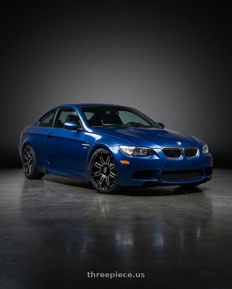 2008 E92 M3 with Enkei Commander 6x135 18x8.5+25 Black Machined wheels