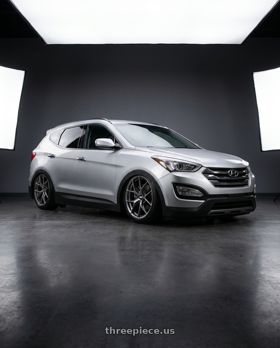 2014 Hyundai santafe with BBS FI-R 5x114.3 20x11.5+50.5 Gloss Platinum wheels