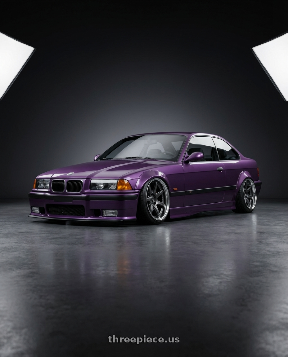 1995 BMW M3 with Work Emotion T7R 2P wheels
