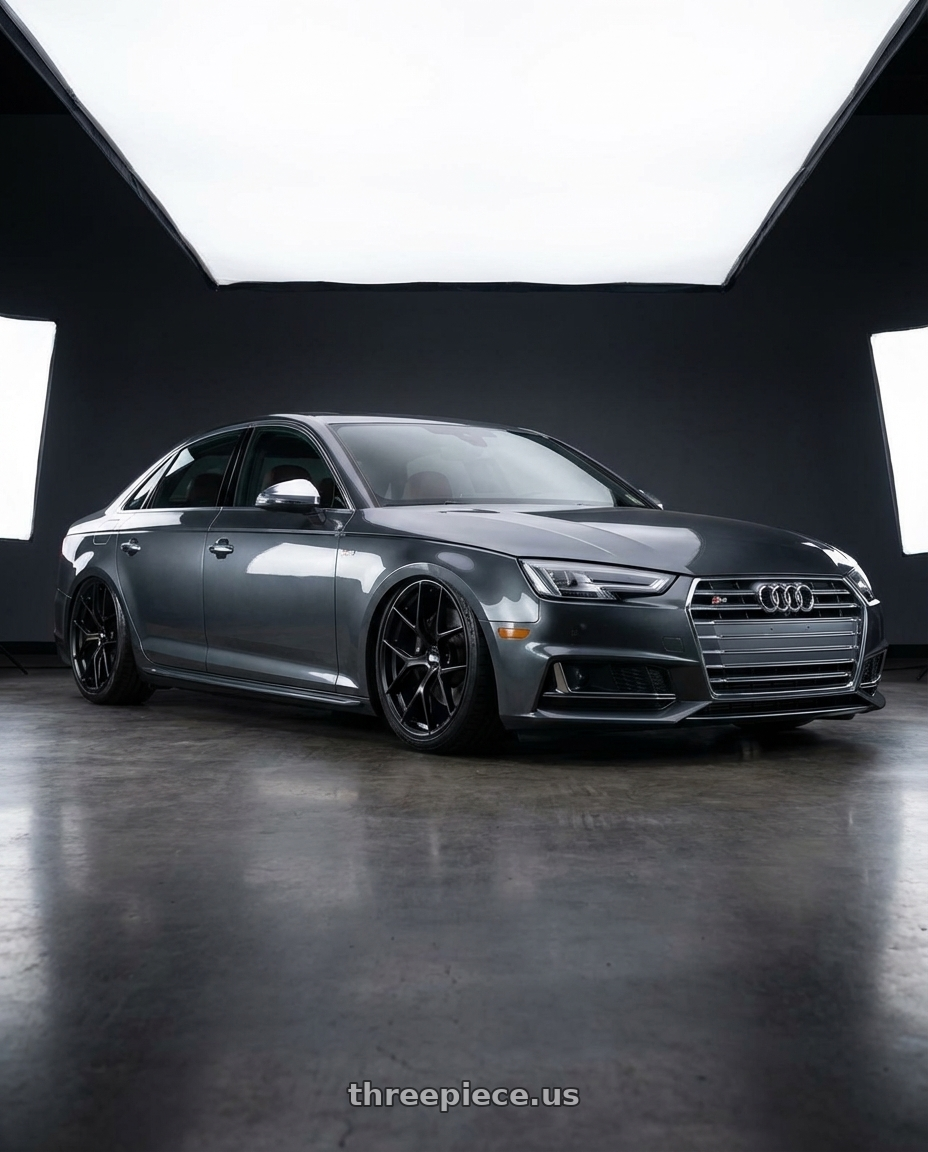 2015 Audi S4 B8.5 with BBS FI-R Evo 5x112 19x9.5+15 Satin Black wheels