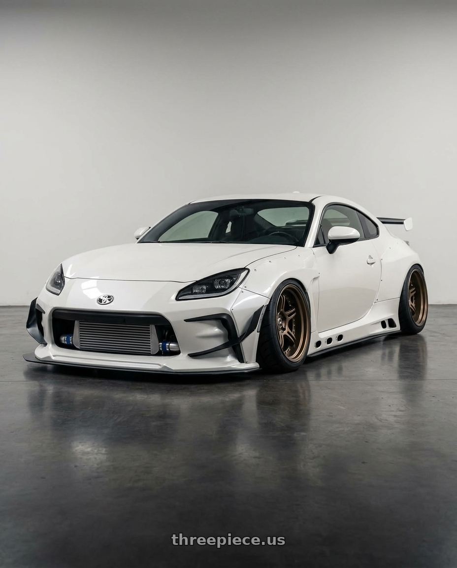 2024 GR86 Rocket Bunny with SSR Professor SPX STD 5X100 18X9.5+-26 HP Disk High Metal Bronze wheels