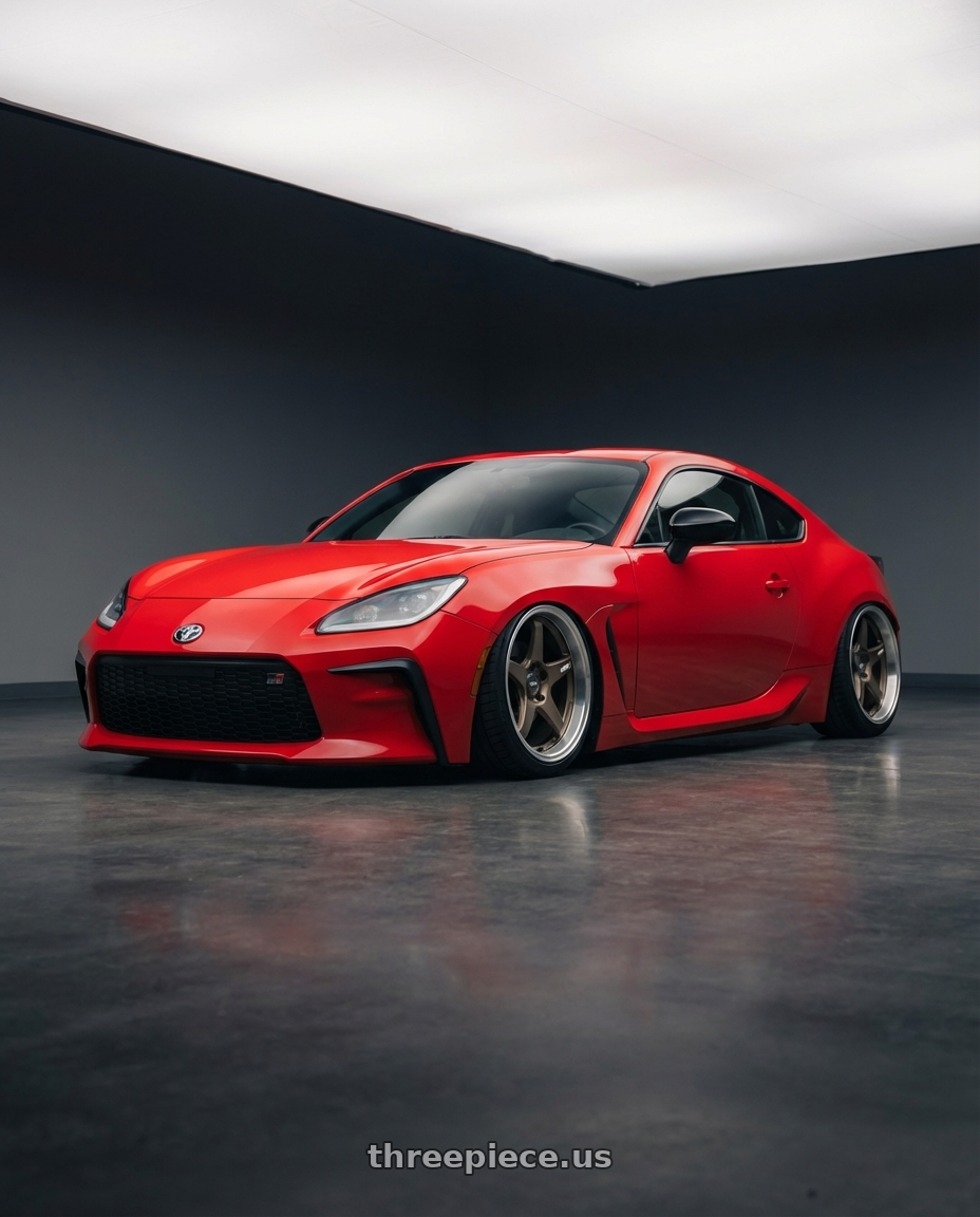 2024 Toyota GR86 with ESR Wheels APEX SERIES AP5 5x114.3 18x9.5 +22 Matte Bronze wheels