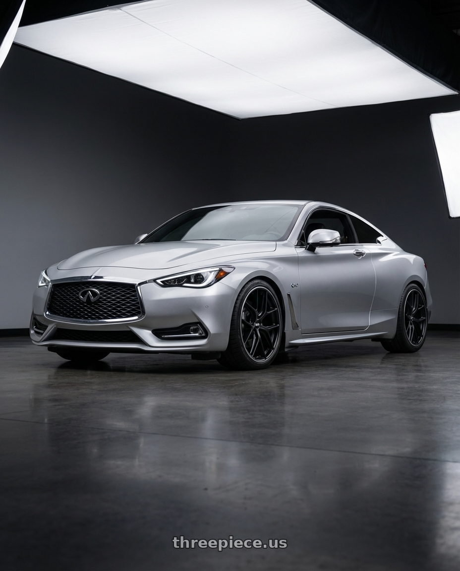 2020 Infiniti Q60 with BBS CC-R 5x114.3 19x8.5+30 Satin Black wheels