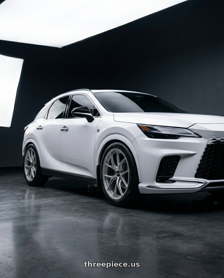 2023 lexus rx350 with BBS LM 5x120 21x10.0+38 Diamond Silver wheels