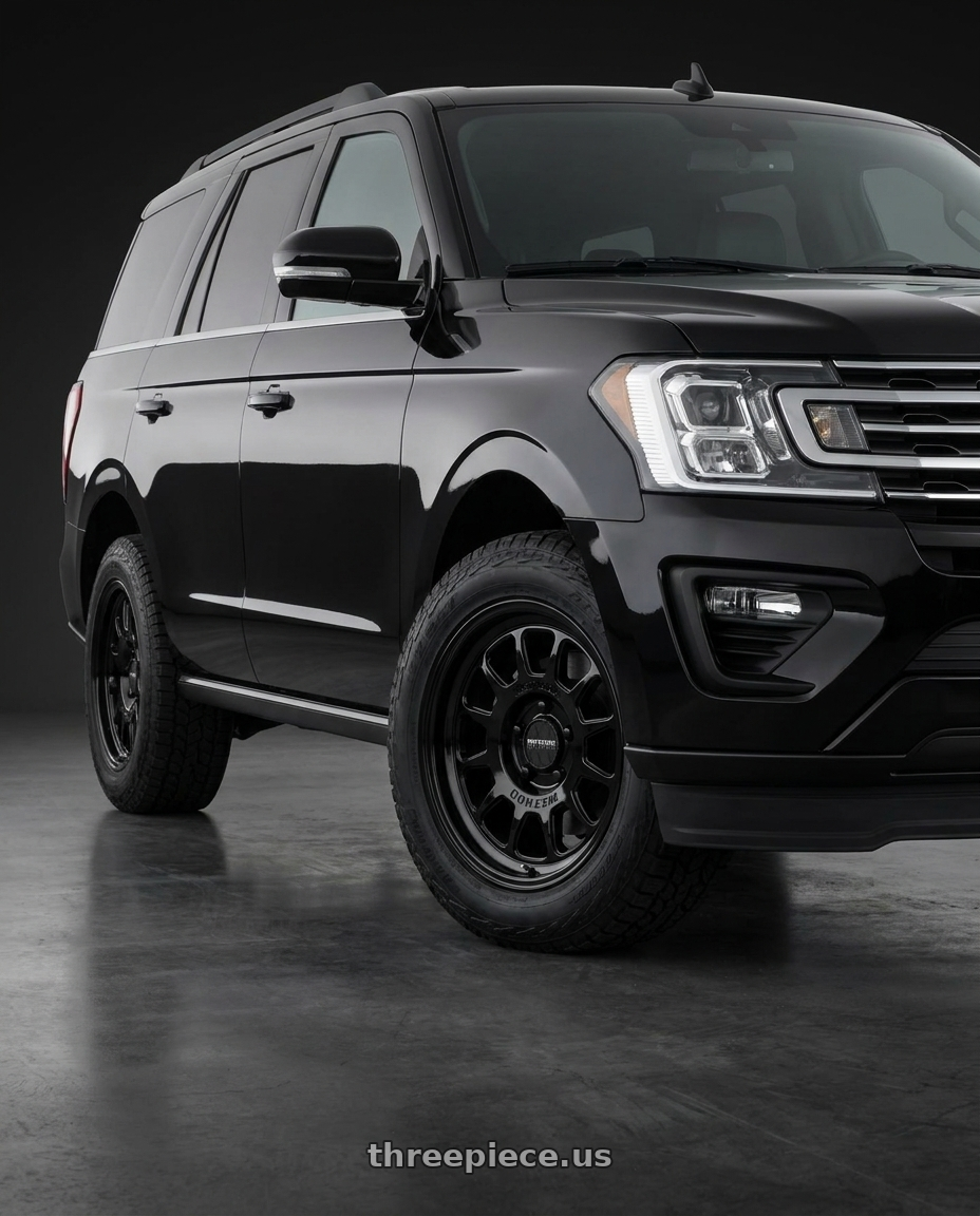 2020 Ford Expedition Max XLT with Method Race Wheels 318B 6X135 17x8.5 +0 GLOSS BLACK wheels