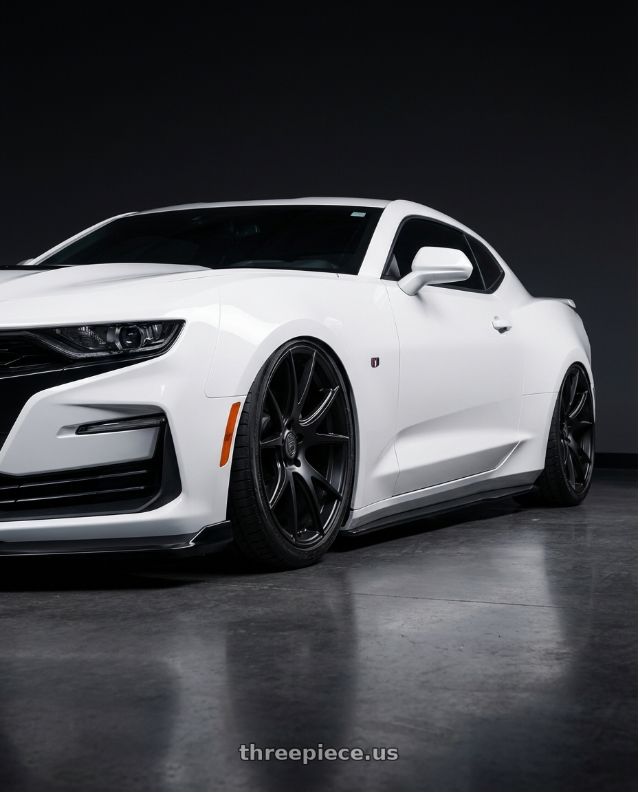 2022 Chevrolet Camaro with Forgestar CF5V 5x120 20x9 +38 Satin Black wheels