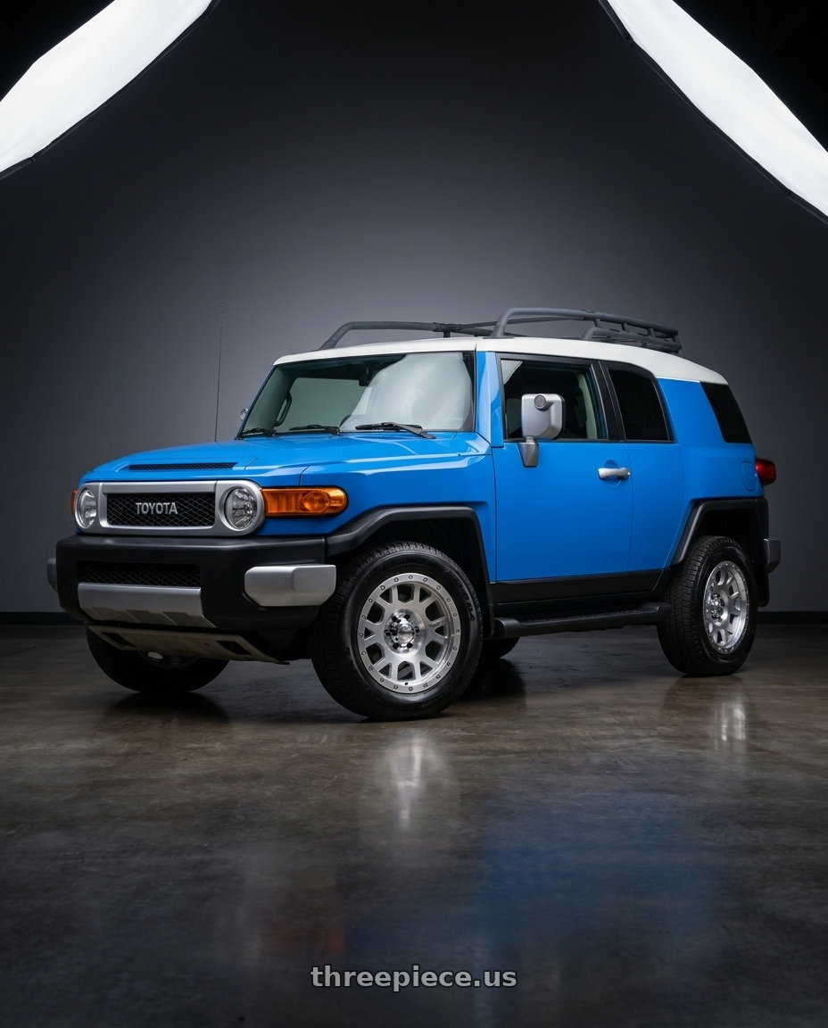 2007 Toyota FJ Cruiser with Ultra 113M 5x139.7 17x9 +01 MACHINED SILVER wheels