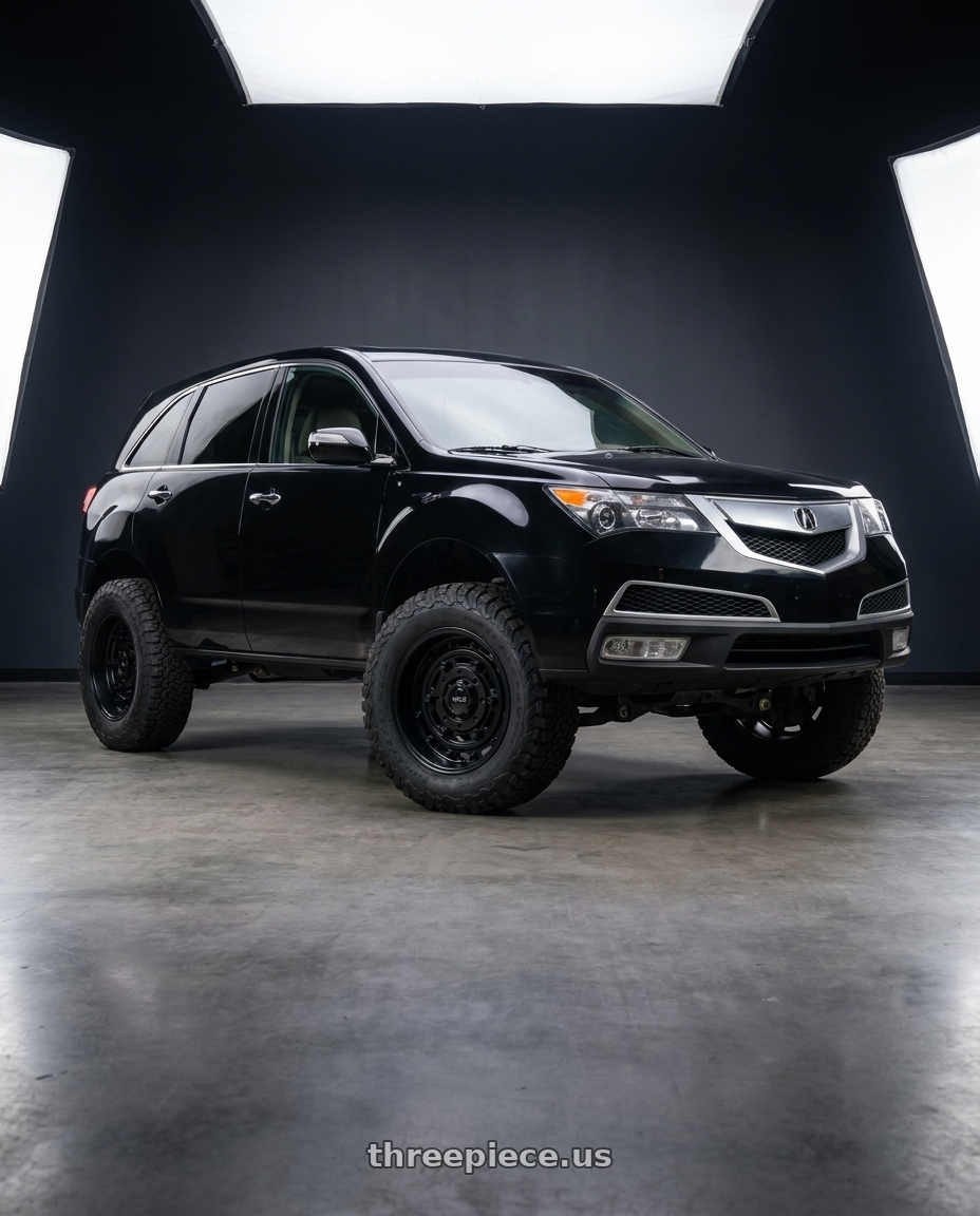 2012 acura mdx with WELD Off-Road Fortress 5x139.7 20x9 0 Satin Black wheels