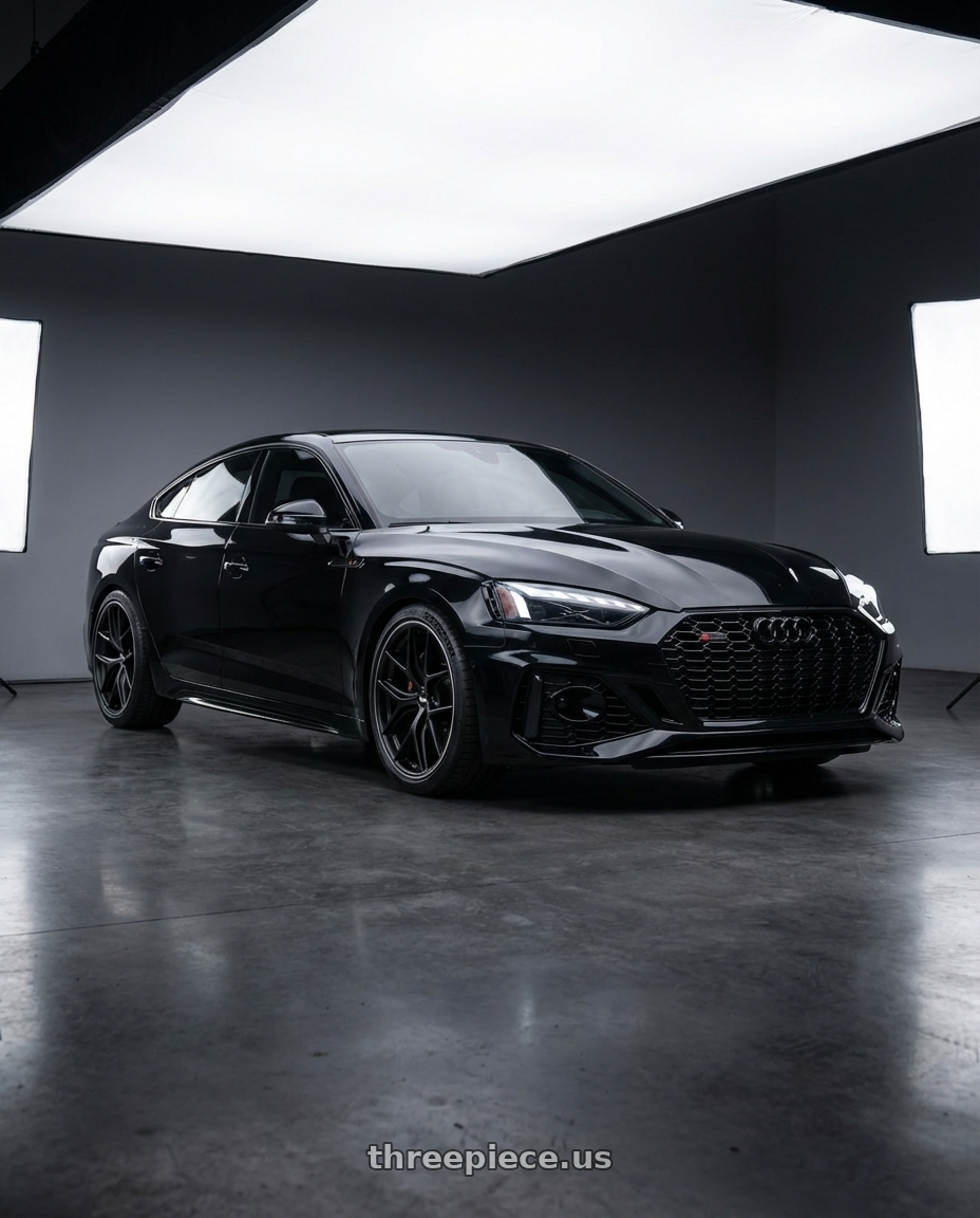 2022 Audi RS5 with BBS CC-R 5x112 20x8.0+27 Satin Black wheels