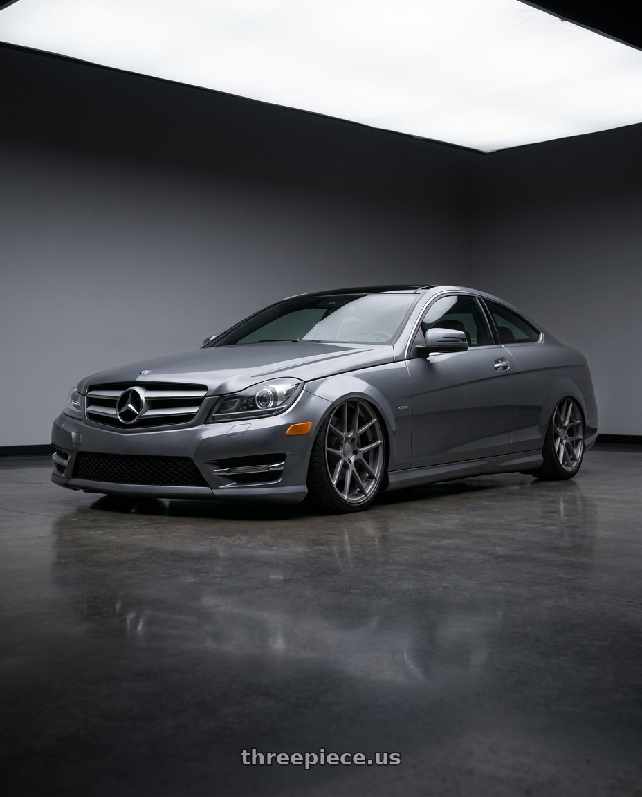 2012 C204 C250 with Avant Garde Wheels M510 5X130 19x11 +52 Dolphin Grey wheels