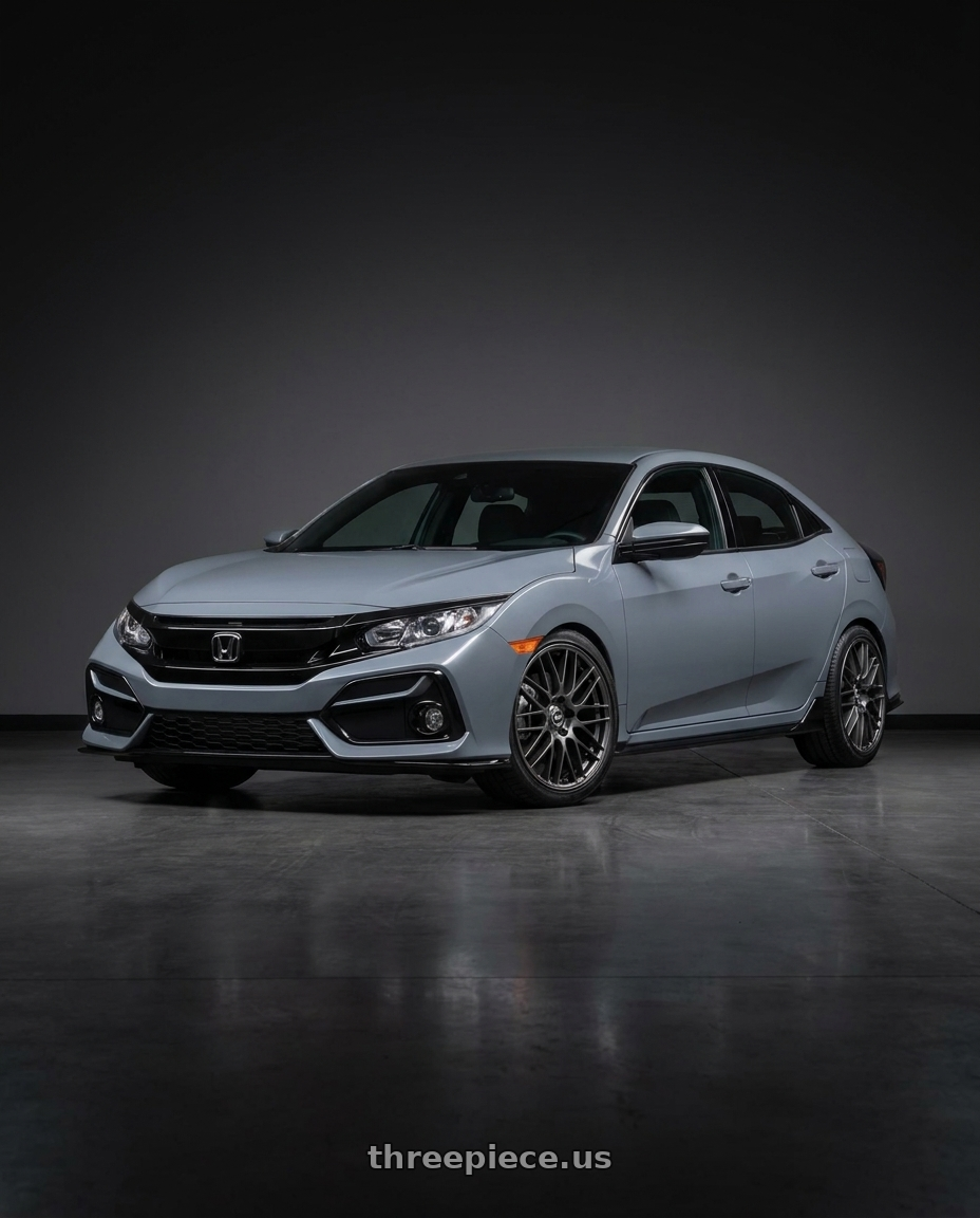 2021 Honda Civic Type R with Enkei EKM3 442 5x120 18x8+42 Gun Metal wheels
