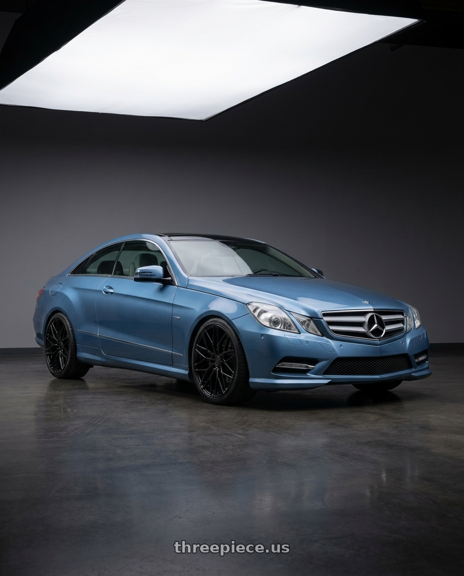 2014 Mercedes-Benz E-Class Coupe C207 with Avant Garde Wheels M520R 5X112 19x9.5 +40 Gloss Black wheels