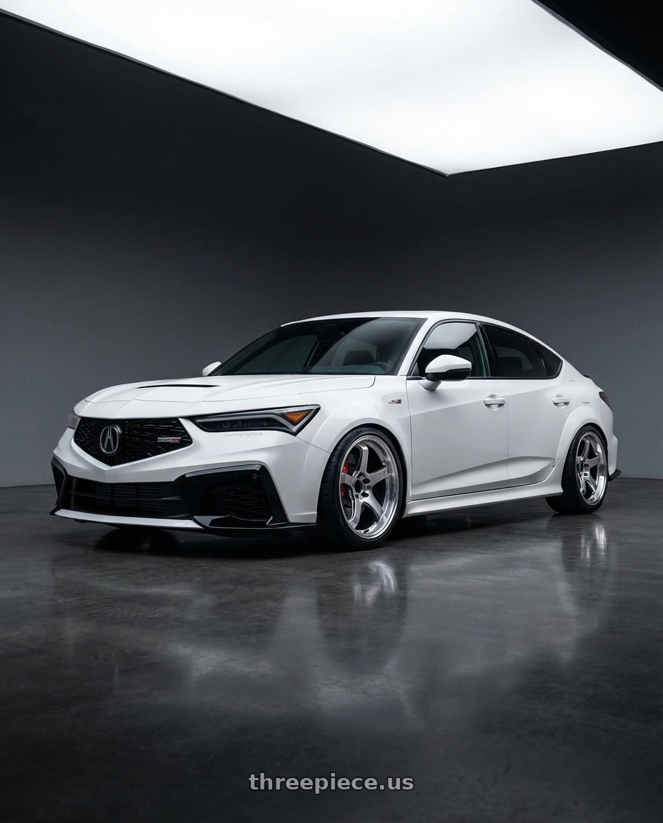 2024 Acura Integra Type S with Advan Racing GT BEYOND-R 5x120 18x10.5 +34 MACHINING & DIAMOND CUTTING wheels