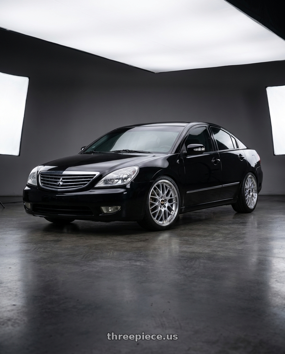 2009 mitsubishi galant grunder Taiwan with BBS RS-GT 5x112 19x9.5+32 Diamond Silver wheels