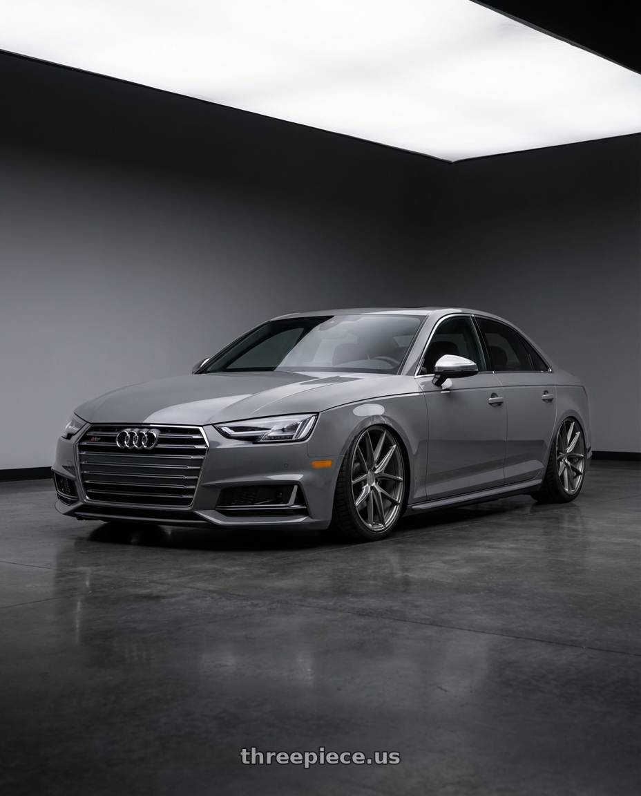 2023 Audi S4 B9 with Niche 1PC M116 MISANO 5X112 20X10.5 +20 MATTE GUN METAL wheels