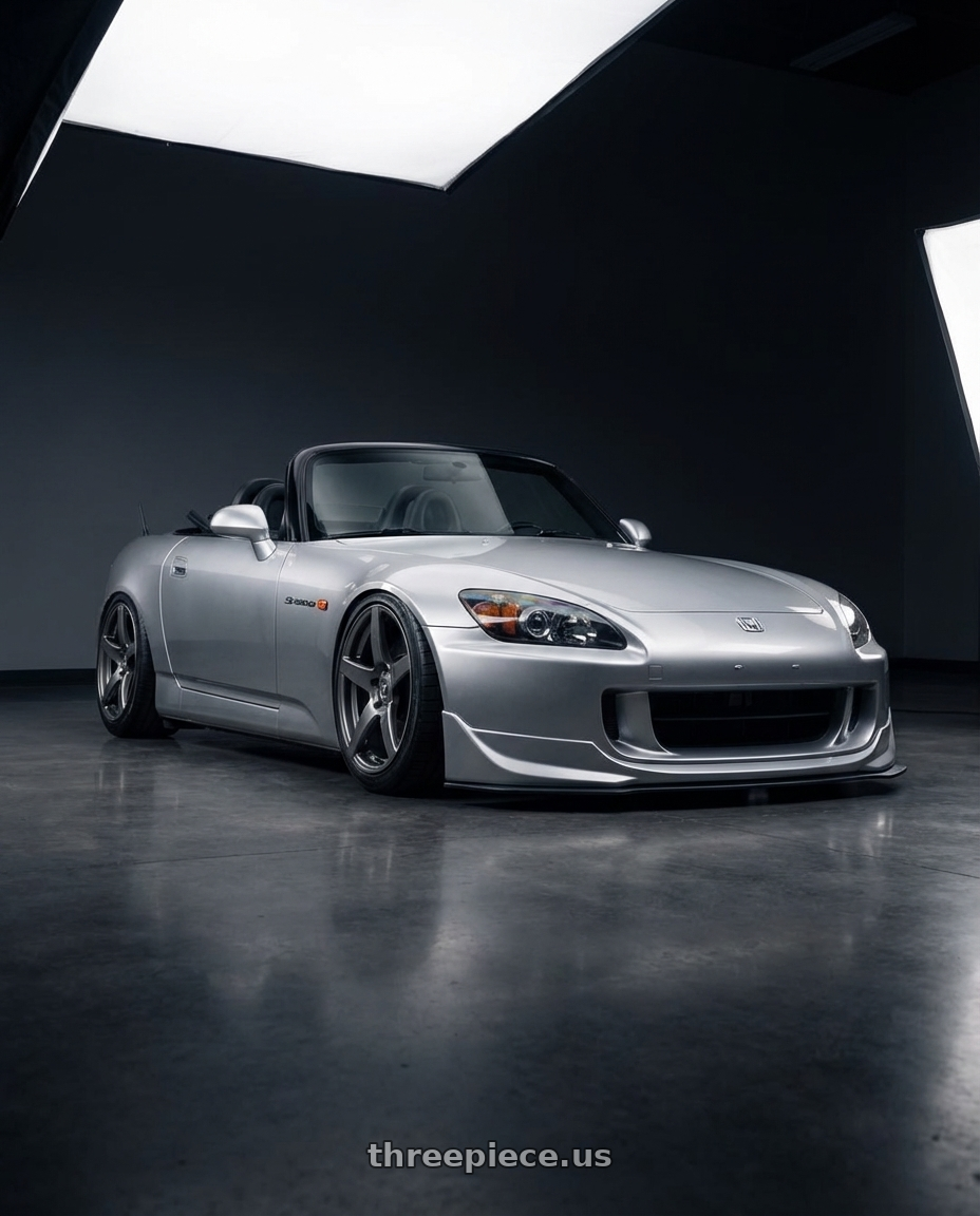2009 Honda S2000 with Forgestar CF5 5x114.3 18x9 +35 Gloss Anthracite wheels