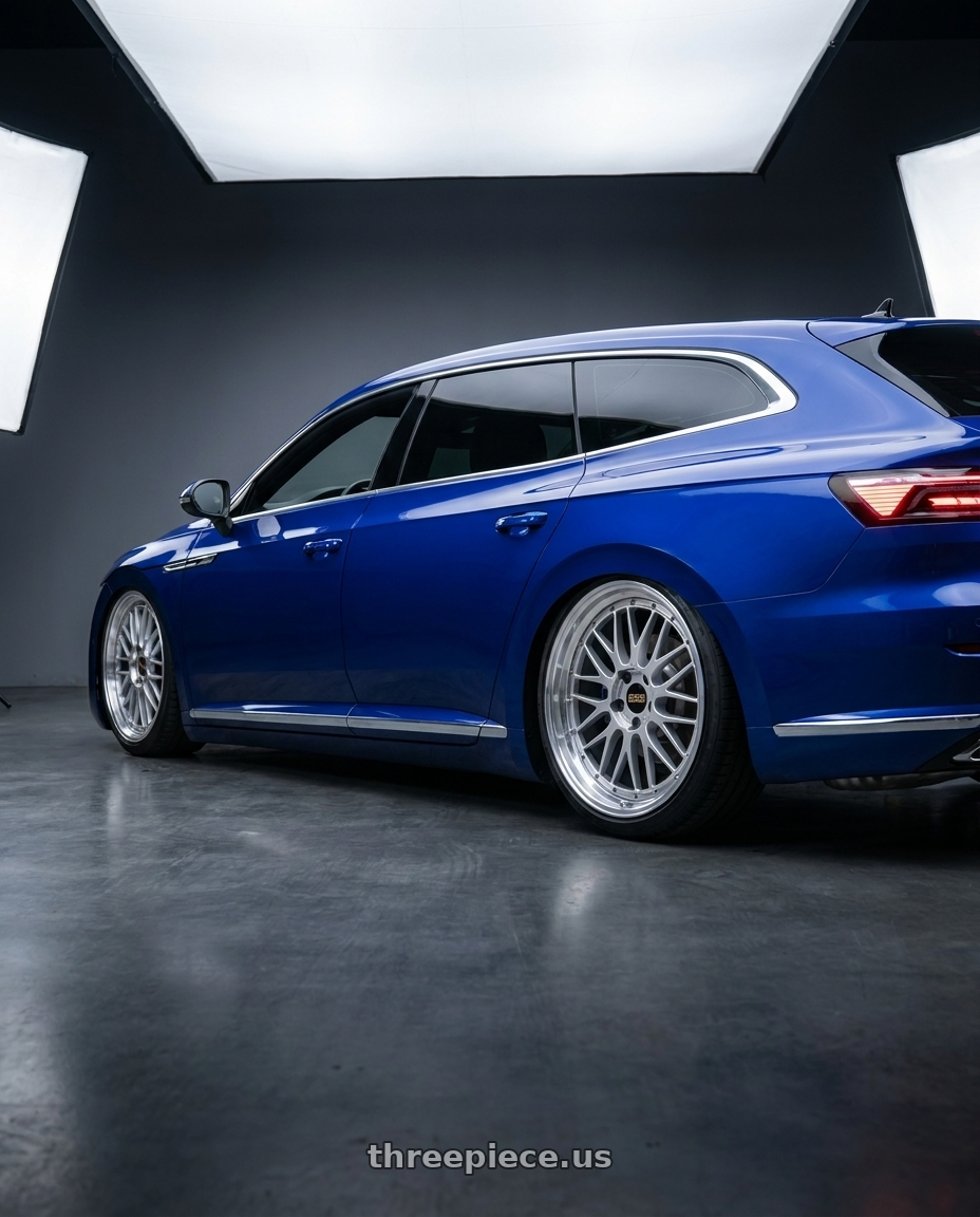 2021 Vw Arteon with Bbs Lm R 5x1143 19x8543 Diamond Silver 19x85 Et43 wheels