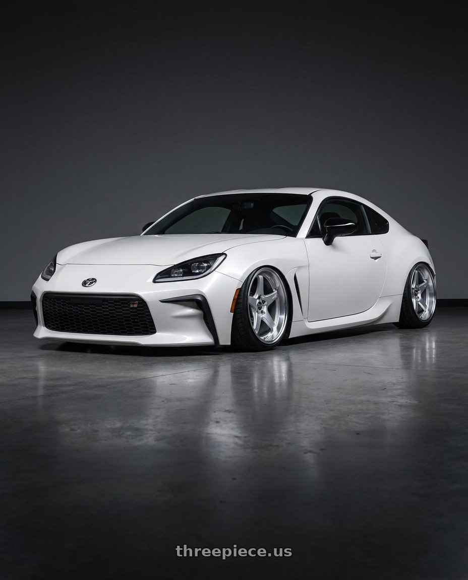 2016 Scion FR-S with ESR Wheels APEX SERIES AP5 5x100 18x8.5 +30 Hyper Silver wheels