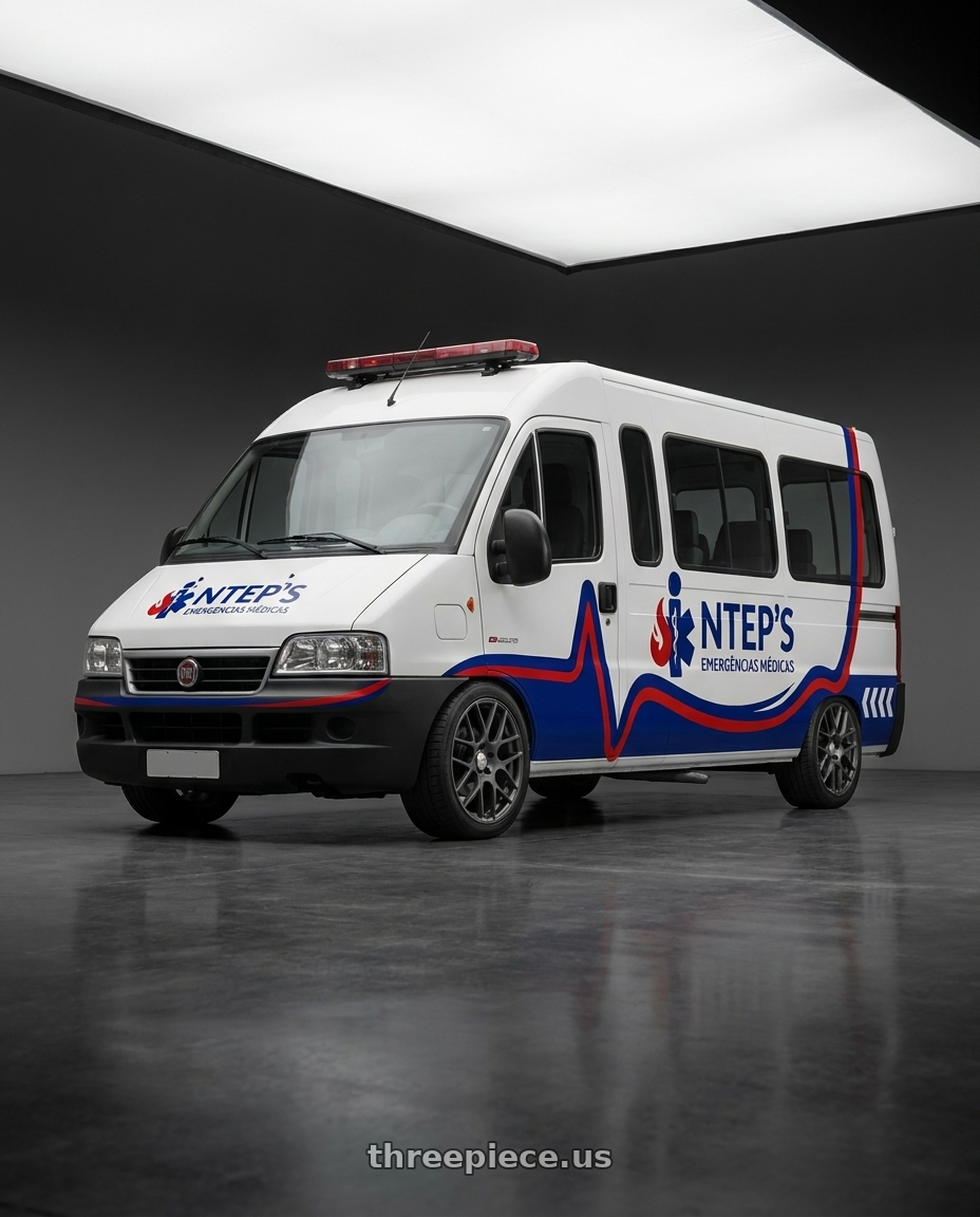 FIAT DUCATO - 2010  MULTI CARGO (T.Alto) 2.8 JTD with TSW NURBURGRING 5X114.3 17X7.5 +45 MATTE GUNMETAL wheels