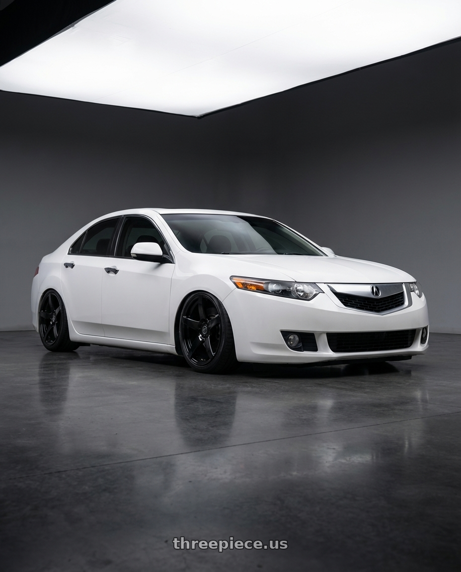2013 Acura TSX with Forgestar CF5 5x114.3 19x9 +35 Gloss Black wheels