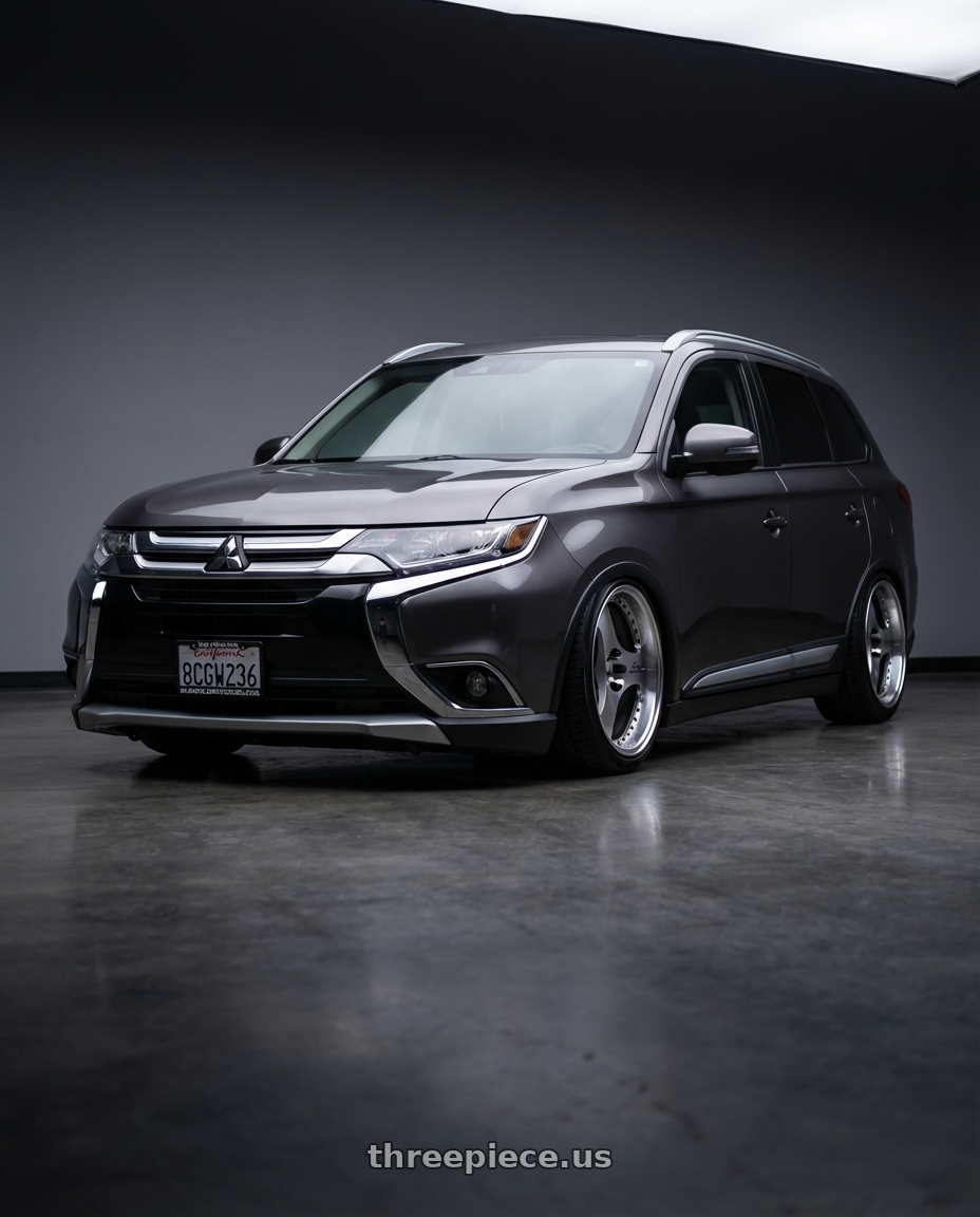 2017 Mitsubishi outlander  with Advan Racing ONI2 PROGRESSIVE 5x114.3 20x9.0 +39 MACHINING & DIAMOND CUT wheels