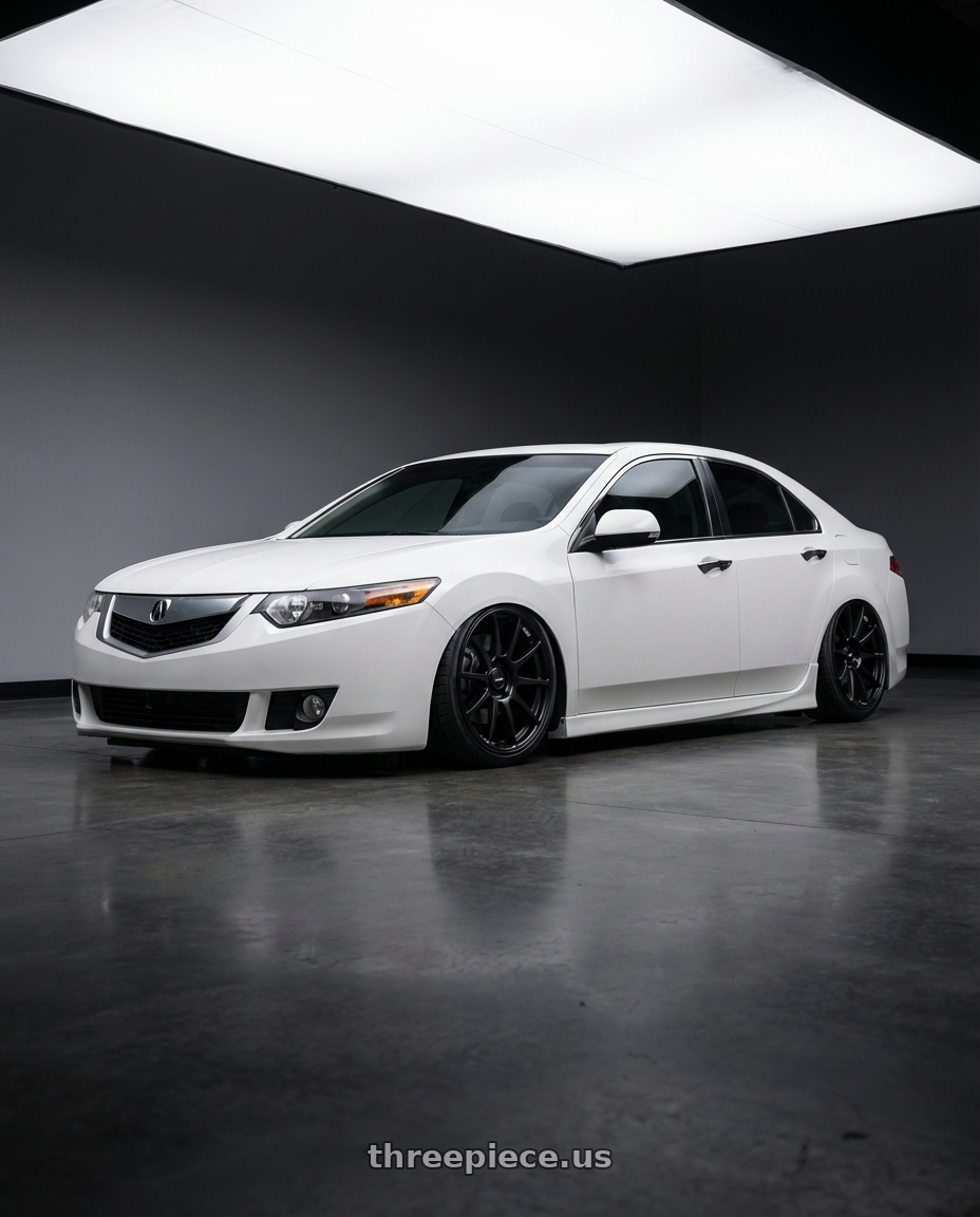 2013 Acura TSX with Ssr Gtv02 5x114.3 19x8.5+38  FLAT BLACK wheels
