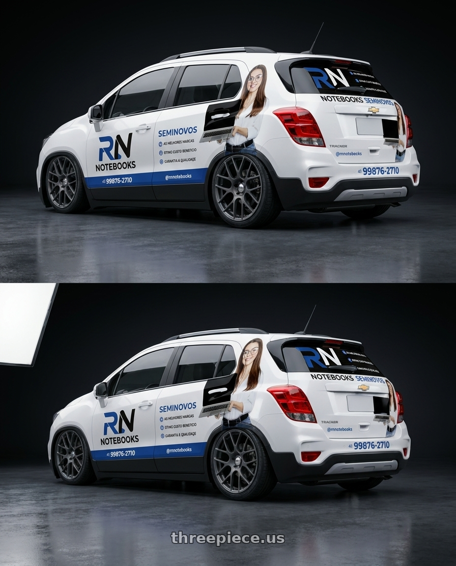 tracker adesivada 2017 with TSW NURBURGRING 5X114.3 17X7.5 +45 MATTE GUNMETAL wheels rear three quarter view square tires