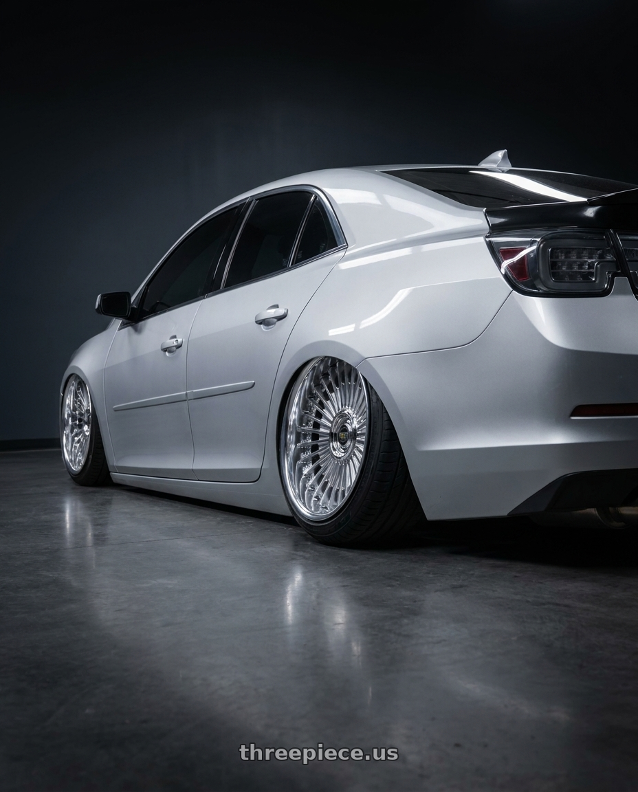 2015 chevy malibu with Work Emitz Chrome 5x100 19x10.0 +12 wheels