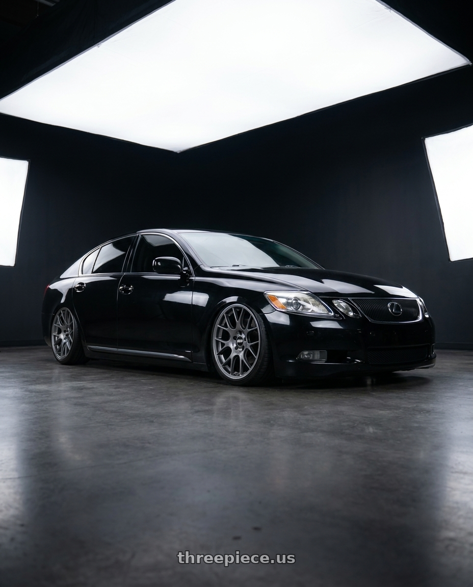 LEXUS GS300 2005 with BBS CH-R 5x114.3 20x9.5 +40 Satin Titanium Polished Rim Protector wheels