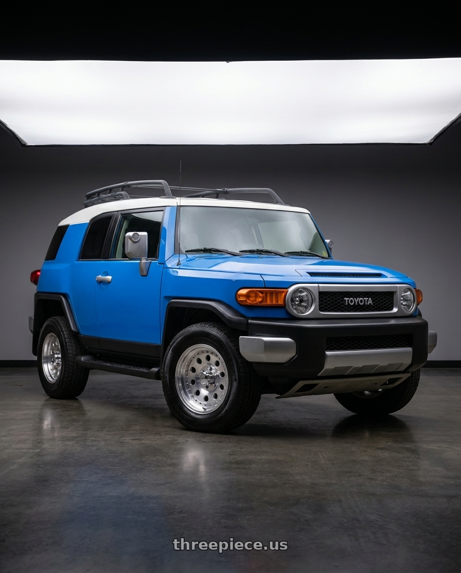2007 Toyota FJ Cruiser with Ultra 062 Smooth Mod Trailer 5x139.7 16x8  Machined with Clear Coat wheels