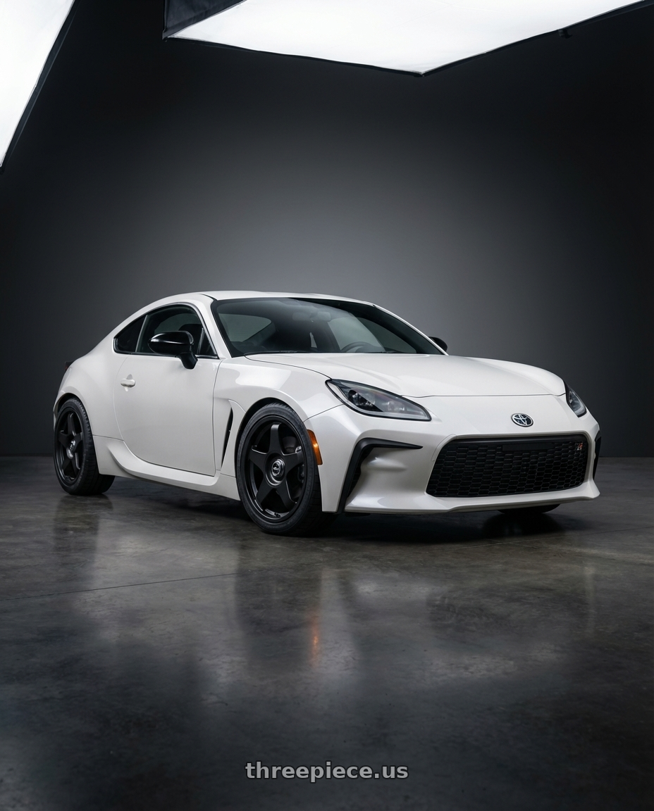 2016 Scion FR-S with fifteen52 CHICANE 5x100 / 5x112 17x7.5 +35 ASPHALT BLACK (SATIN BLACK) wheels