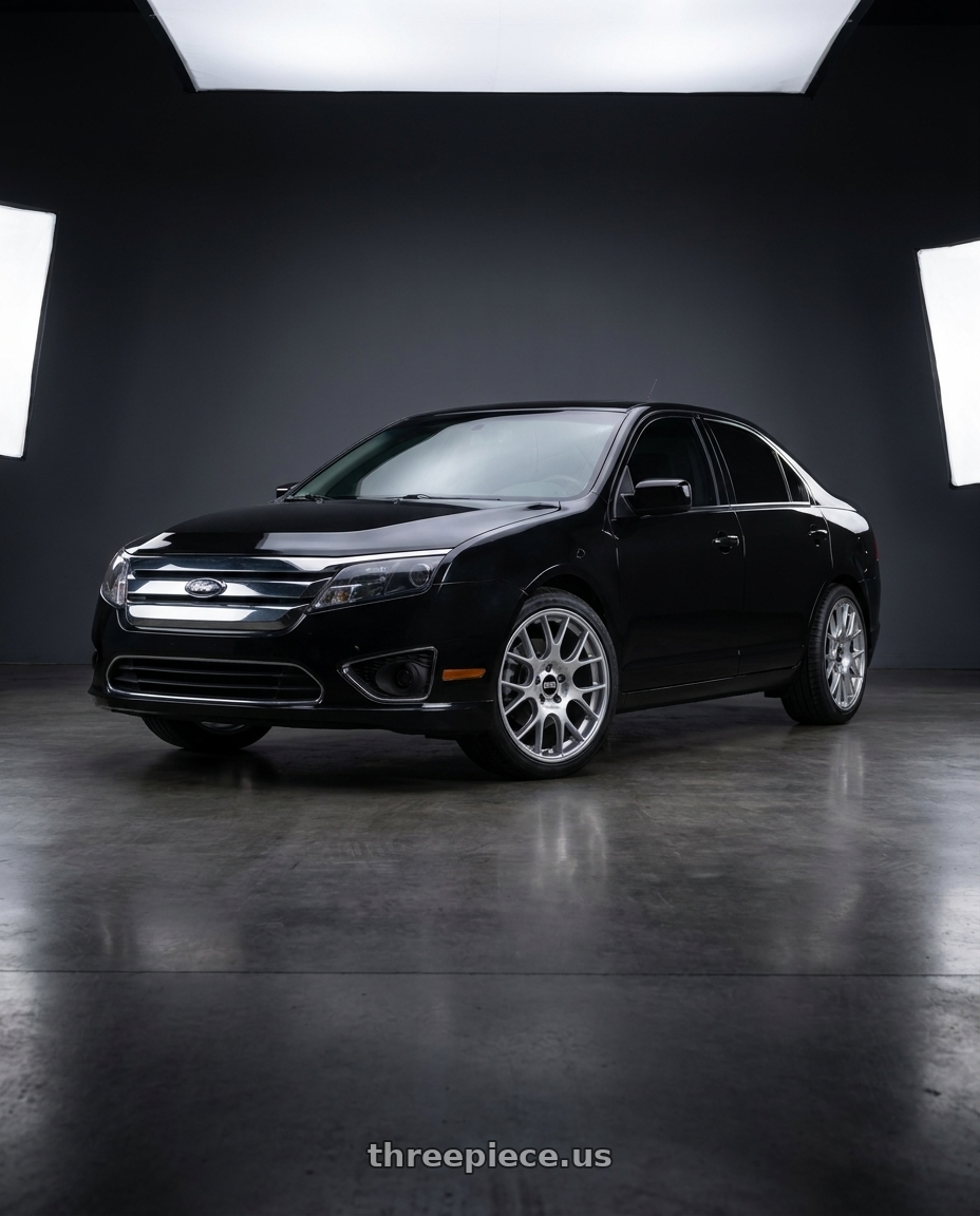 2012 ford fusion sel with BBS CH-R 5x114.3 20x8.5 +38 Brilliant Silver Polished Rim Protector wheels