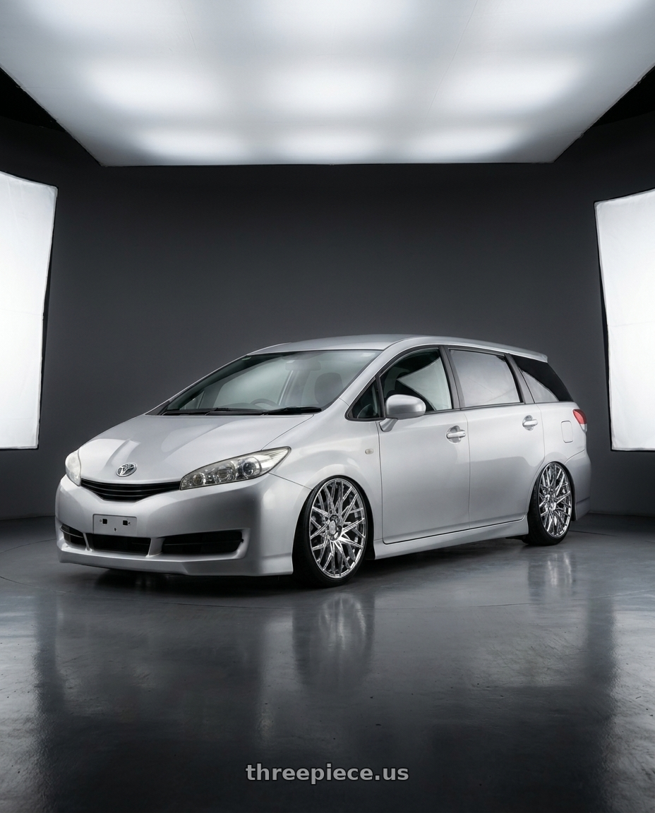 2016 Toyota wish 20 on ECLIPSE Wheels | 101 5X108 +38 CHROME