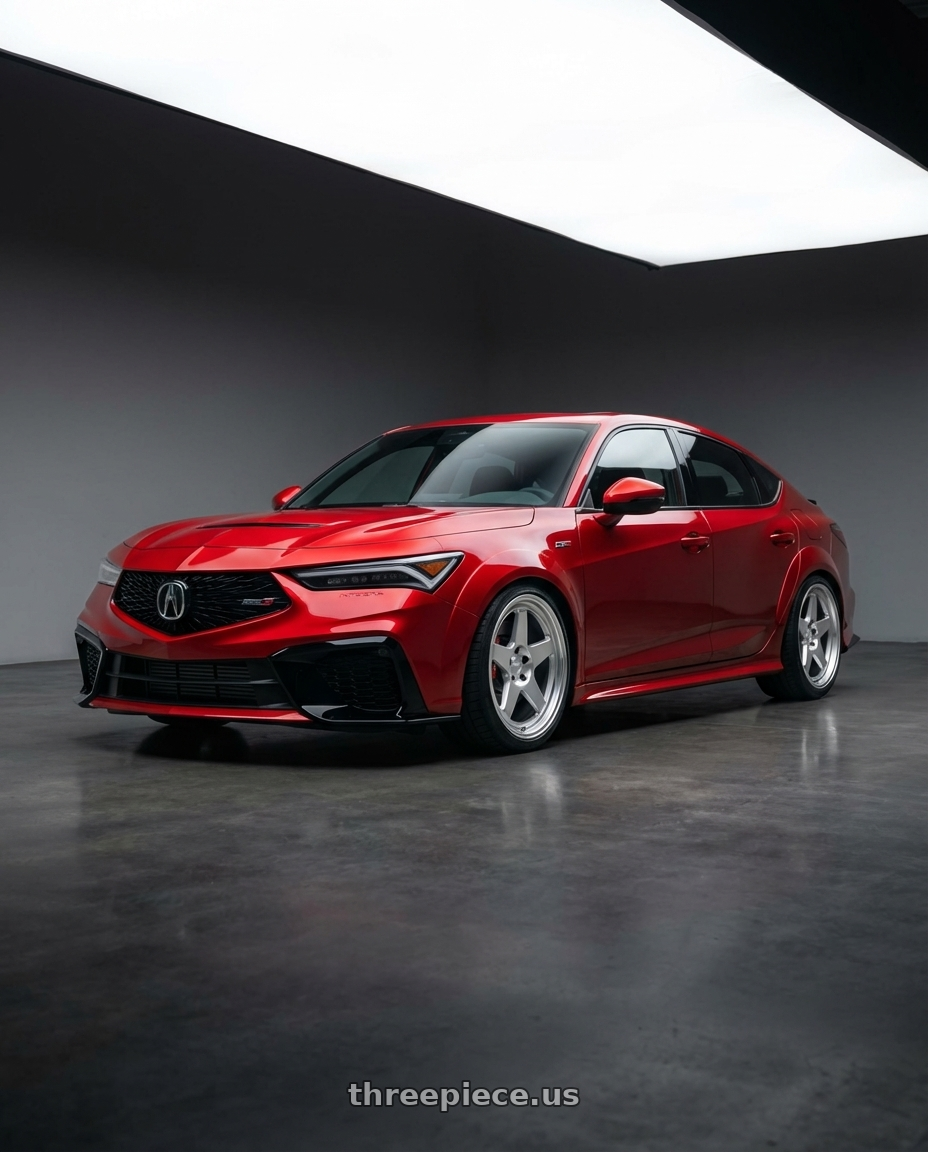 2025 Integra Type S with Kansei K12H KNP 5X112 19x9.5 35 Hyper Silver wheels