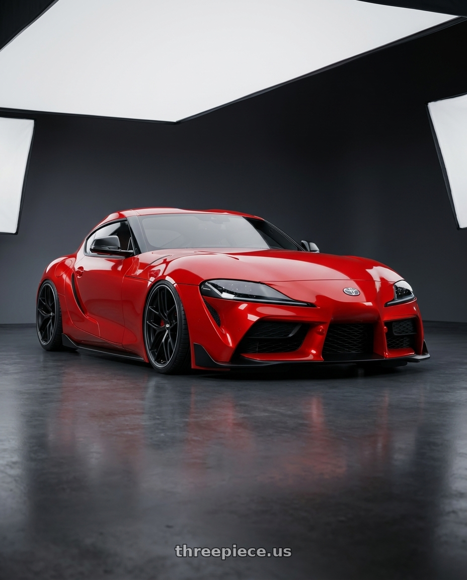 2023 Toyota GR Supra with BBS CC-R 5x112 19x8.5+30 Satin Black wheels