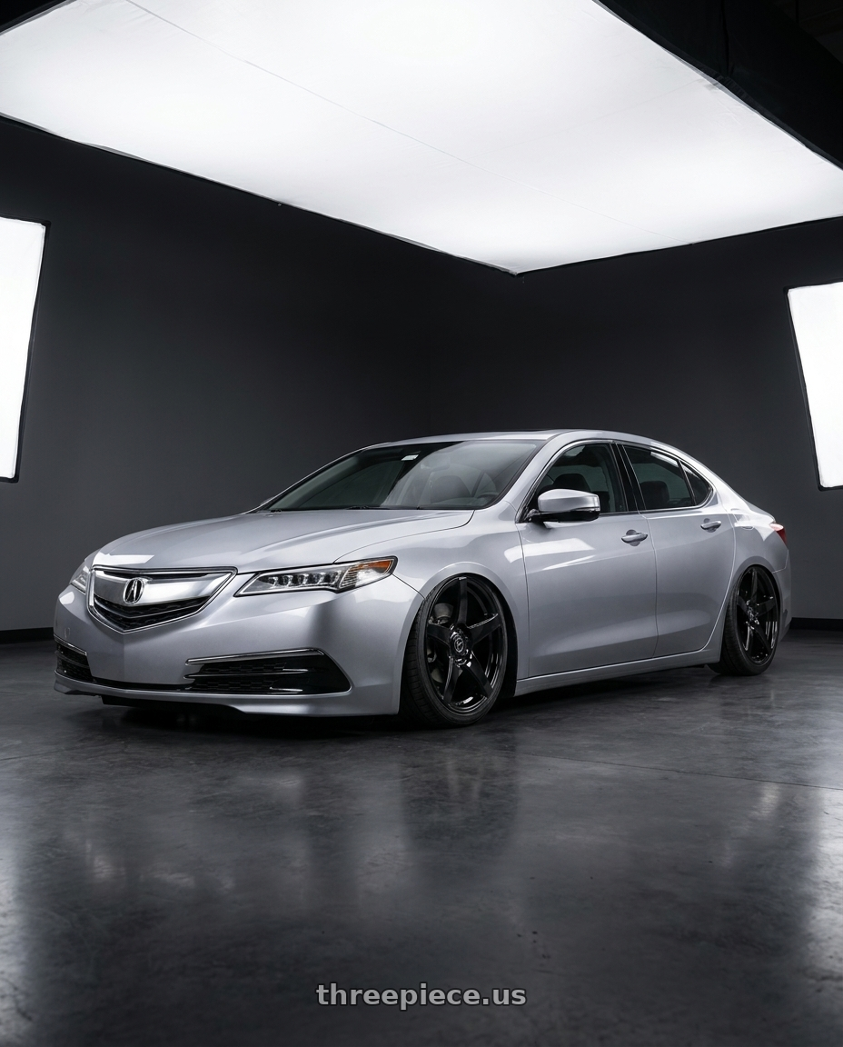 2019 Acura TLX with Forgestar CF5 5x114.3 20x9 +35 Gloss Black wheels